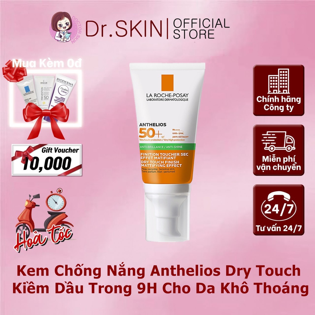 Kem Chống Nắng La Roche Posay Anthelios Anti-Shine Kiểm Soát Dầu ( Vạch Xanh) SPF 50+