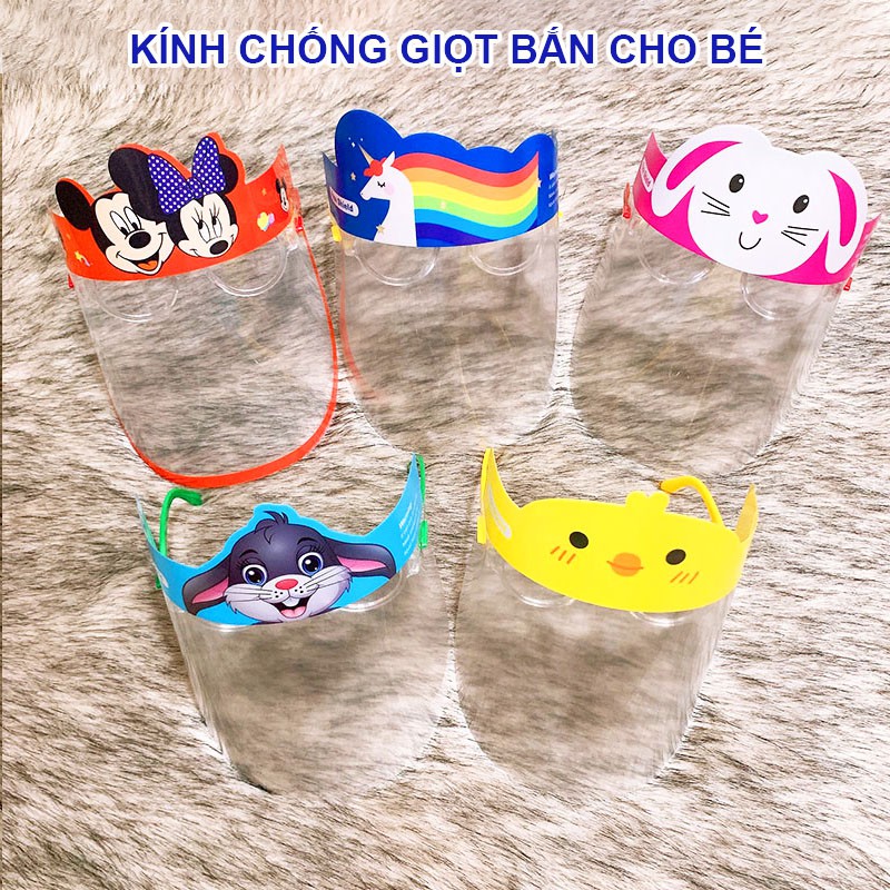 Kính chống giọt bắn cho bé, Kính chống giọt bắn trẻ em 3-10 tuổi chống hầm hơi an toàn tiện lợi cho bé BBShine - K022