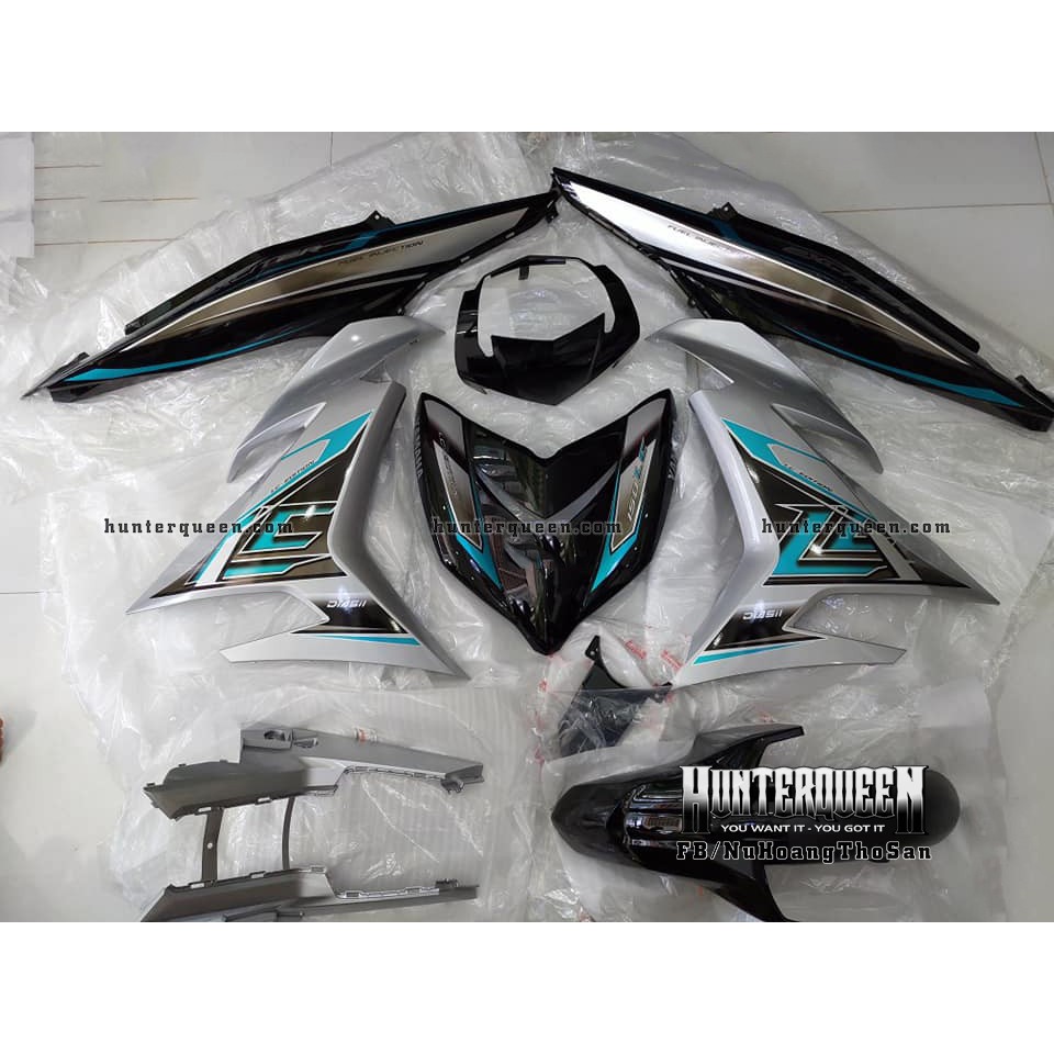 Tem Exciter 150. Tem LC, xe đen bạc. Chỉnh sửa theo yêu cầu. Sắc nét, bền màu, chống nước