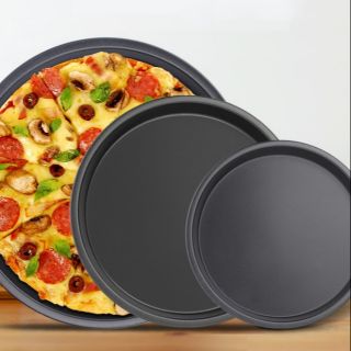 Khuôn pizza chống dính cao cấp - màu đen - 6 inch / 7 inch / 8 inch / 9 inch / 10 inch