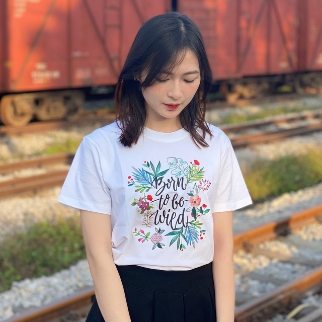 Áo thun xuất phông cotton chính hãng Halan hoa Venus