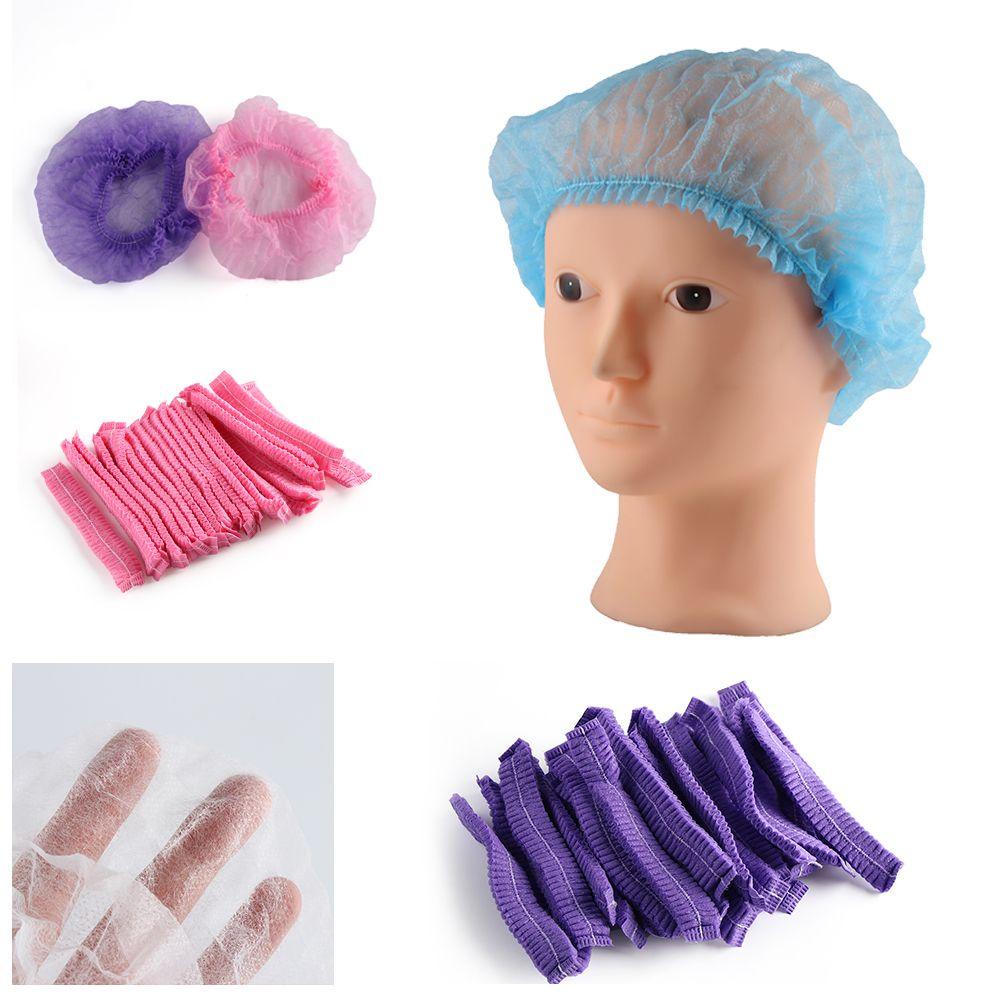 Set 200 Mũ Trùm Đầu Bảo Vệ An Toàn Sử Dụng Một Lần