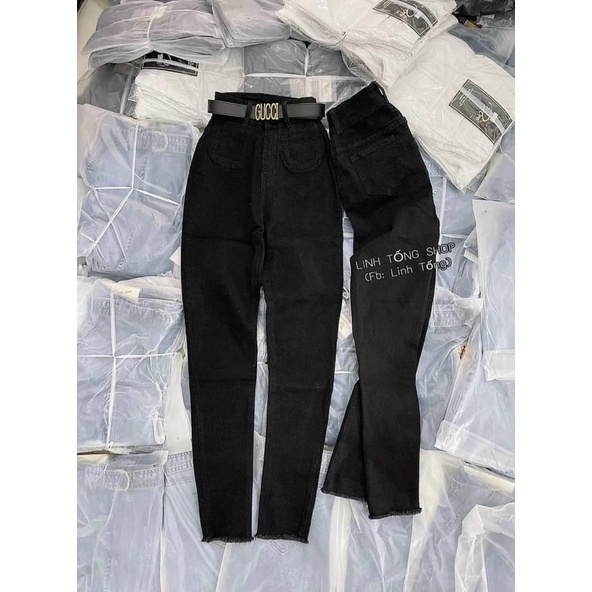 QUẦN JEANS NỮ 2 KHUY SIÊU HOT HÀNG CO GIÃN CD