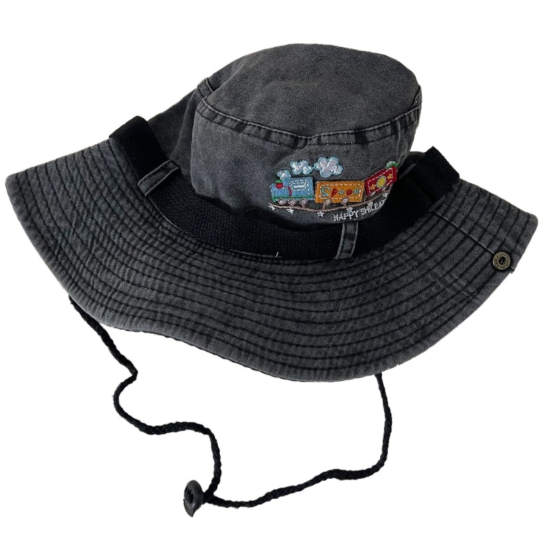 Mũ Cao Bồi Denim Chống Nắng Điều Chỉnh Được Cho Thanh Thiếu Niên