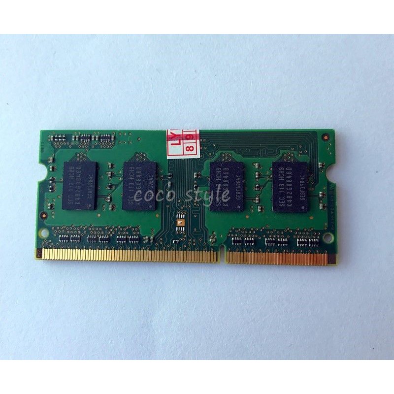 Ram Laptop Ram Samsung DDR3 2G PC3-10600s Bus 1333 Mhz BH 60 Tháng
