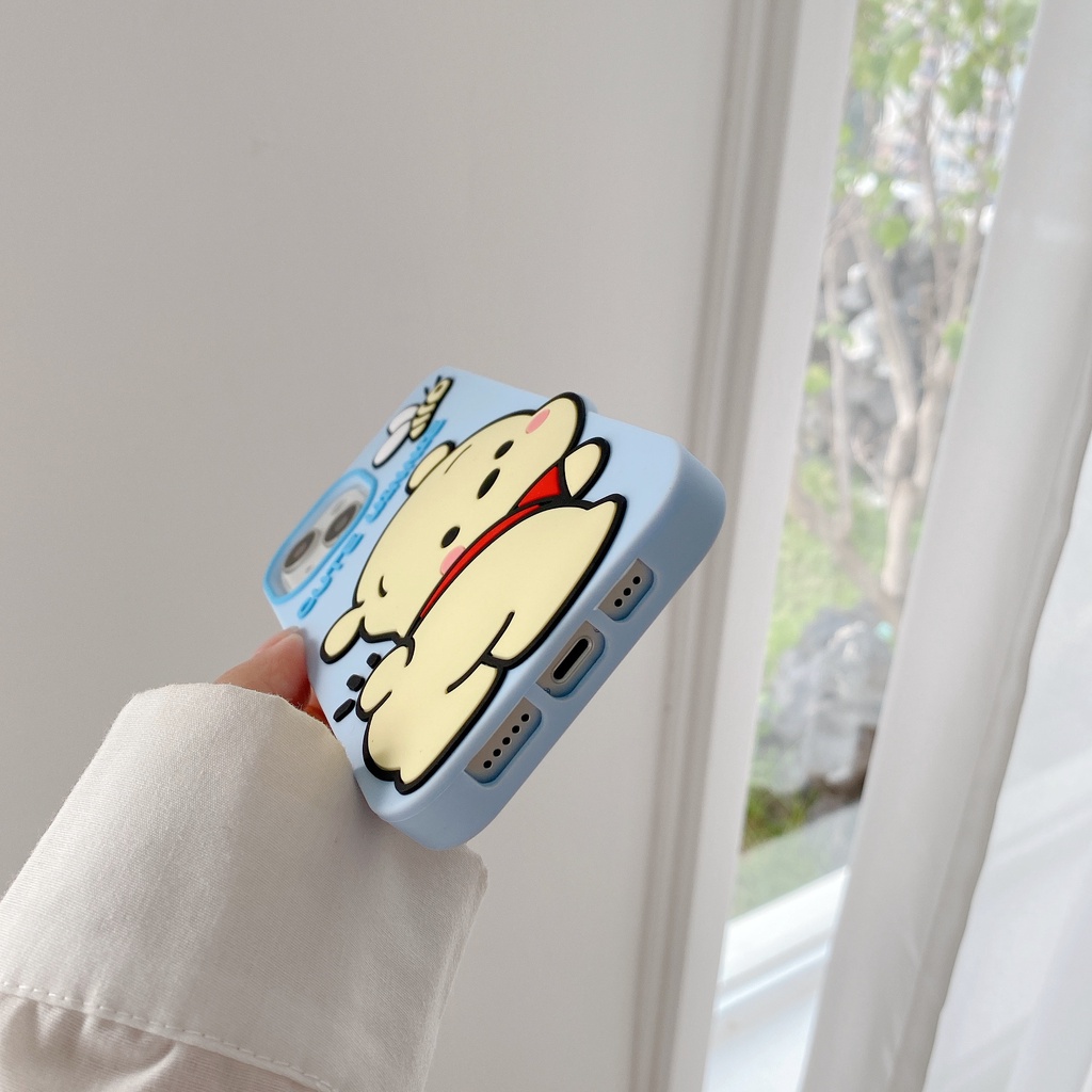 Ốp Điện Thoại Dẻo Họa Tiết Hoạt Hình Winnie the Pooh Dễ Thương Chống Rơi Cho iPhone 14 / 13 / 12PRO MAX / 13PRO MAX