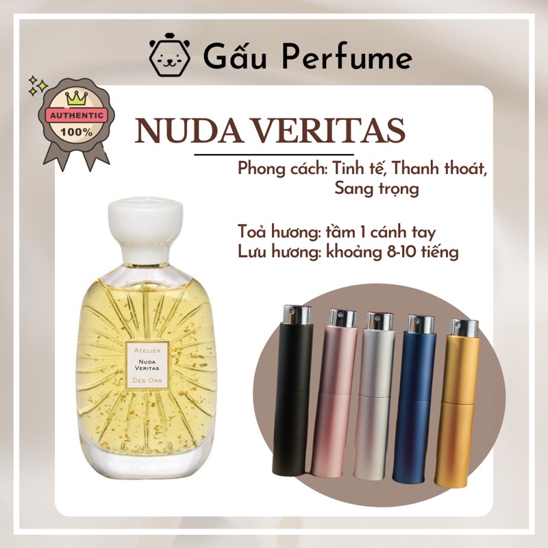Mẫu thử nước hoa Atelier Nuda Veritas 10ML chính hãng
