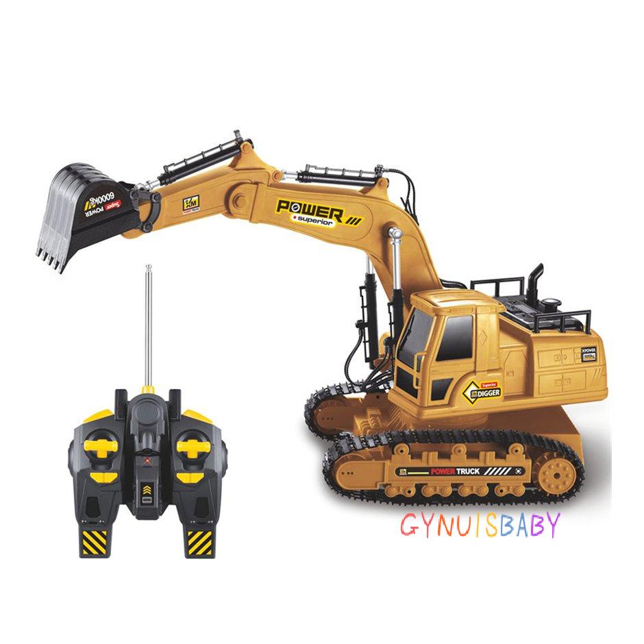 Mô hình xe máy xúc điều khiển từ xa dành cho bé trai