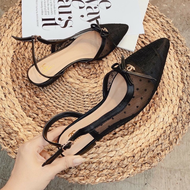 [SẴN] GIÀY BÚP BÊ BI LƯỚI DỄ THƯƠNG