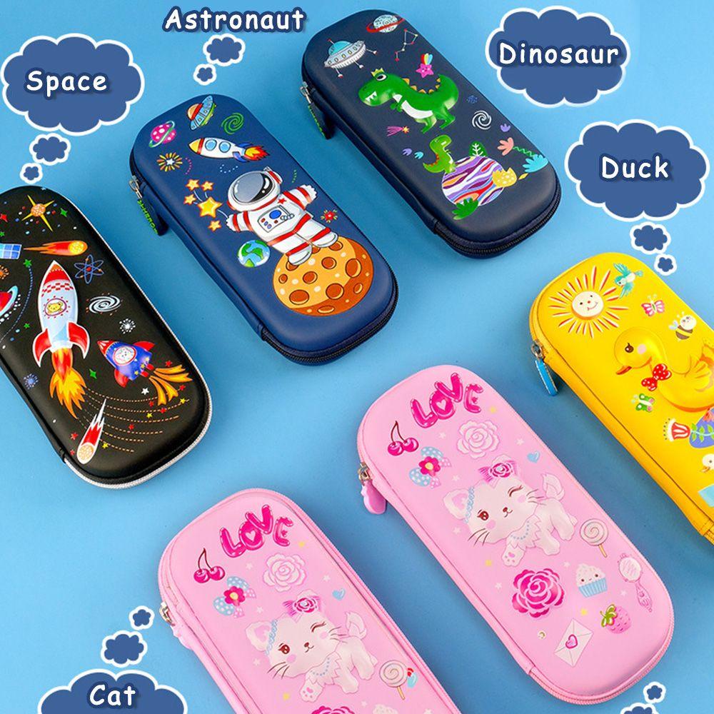 PINEVN Hộp Đựng Bút Bằng EVA Họa Tiết Không Gian 3D Kích Thước Lớn Tiện Dụng