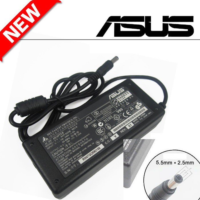 Sạc Laptop Asus X45 X45A X45C X55 X55A X55C 3.42A 65W Tặng Dây Nguồn BH 12 tháng ZIN
