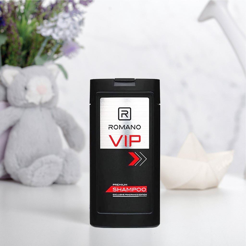 Dầu Gội Cao Cấp Cho Nam Romano VIP 180g