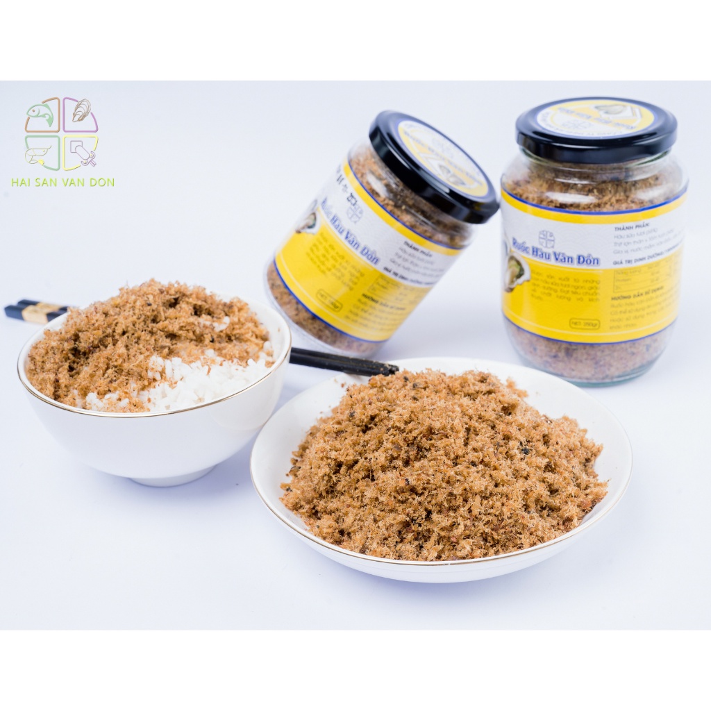 Combo Ruốc Tôm 500g, Ruốc Hàu 250g ĐẬM ĐÀ HƯƠNG VỊ BIỂN Mùi Vị Thơm Ngon, Ngọt Chứa Nhiều Khoáng Chất