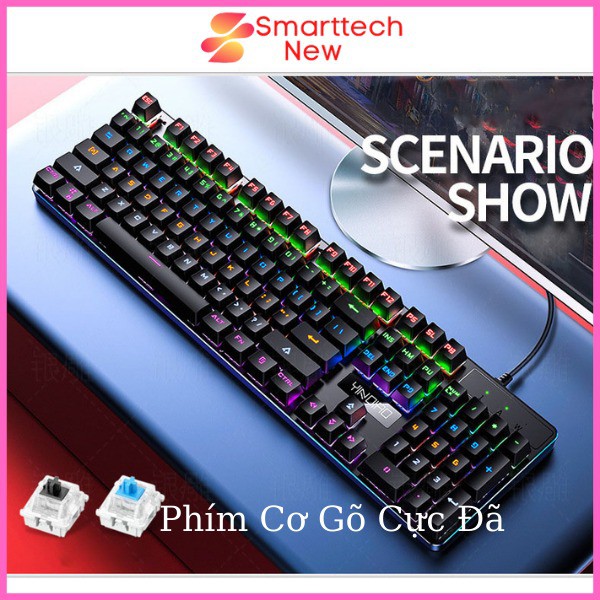 Bàn Phím Cơ Gaming Phím Blue Switch Thế Hệ Cơ New 2022, Phù Hợp Chơi Game Và Làm Việc Văng Phòng