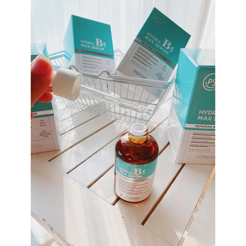 [Hàng Chính Hãng] Tinh Chất Làm Dịu Da Prettyskin Hydra B5 Max Serum 50ml