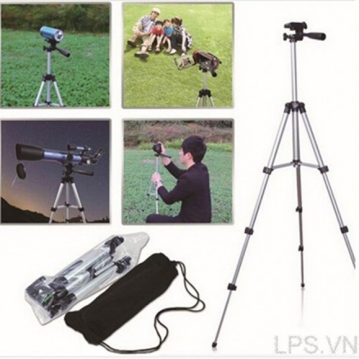 Giá đỡ Điện thoại Tripod 3 chân dài 105 Cm