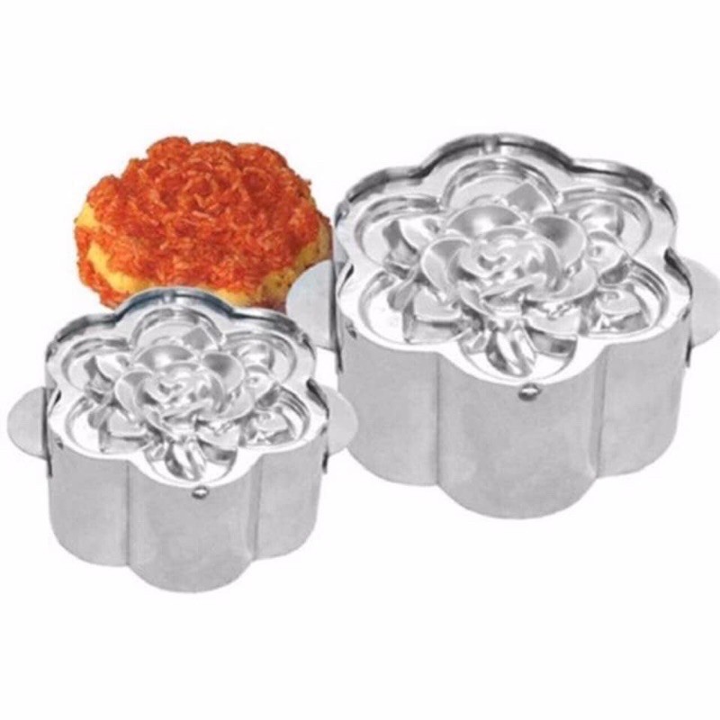 KHUÔN XÔI INOX HÌNH HOA