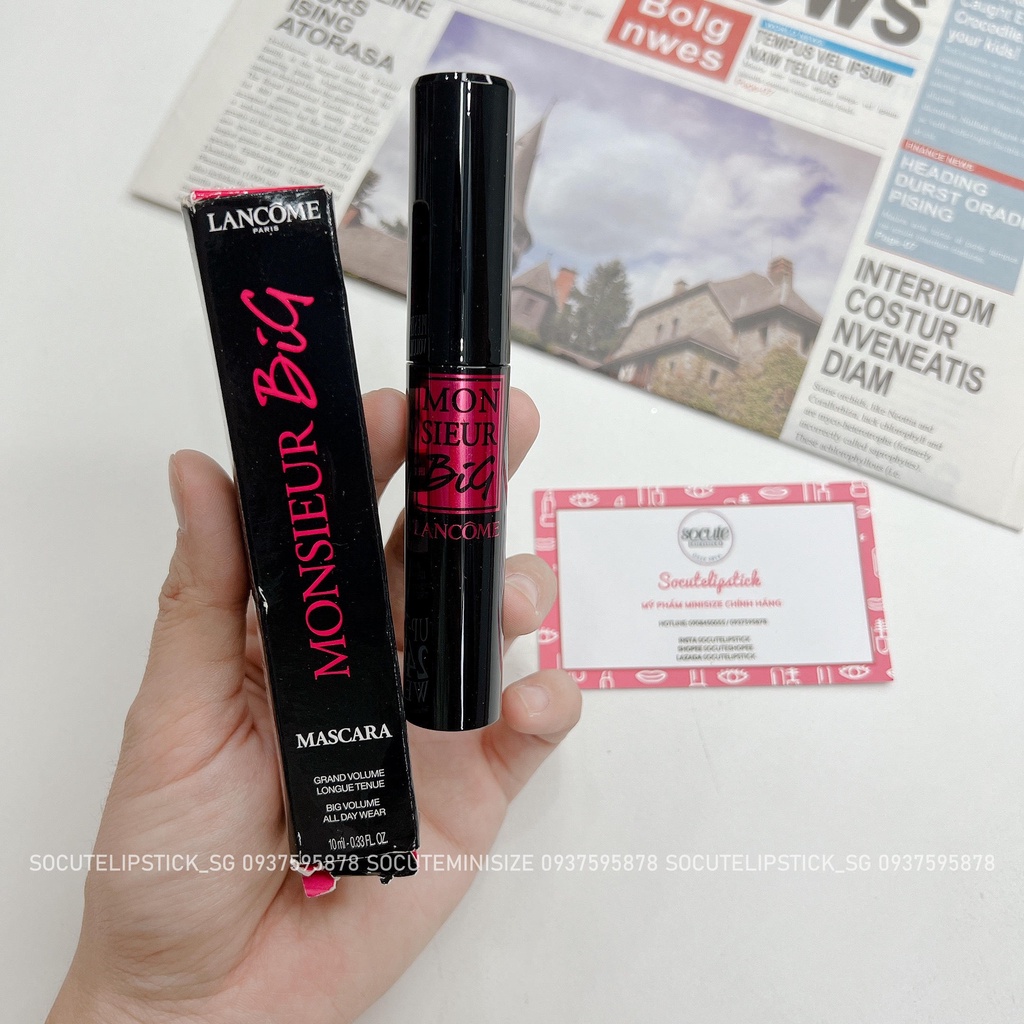 (Unbox) Chuốt mi LANCOME Monsieur Big mascara