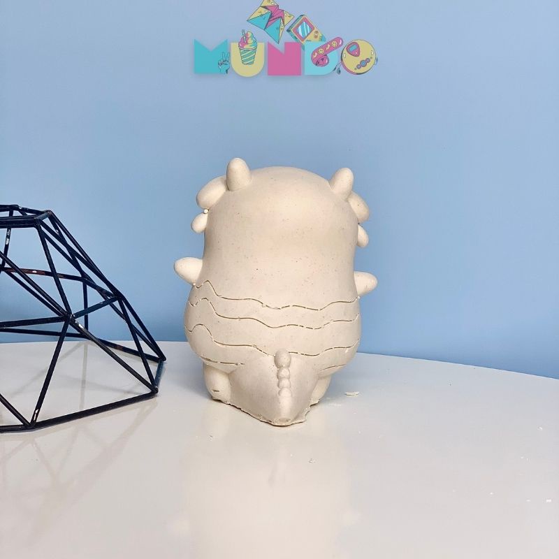 Tượng tô màu cao cấp chọn mẫu SIZE X COSPLAY KHỦNG LONG CUTE, tượng thạch cao MUNDO