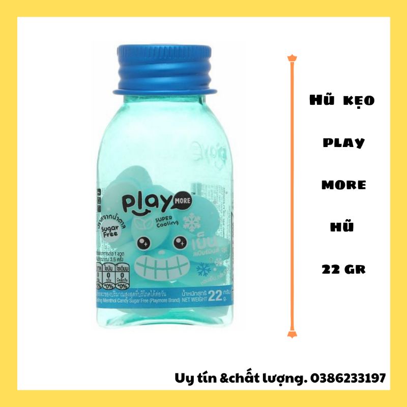 Combo hộp  6 hũ _Kẹo Playmore Thái Lan 22g