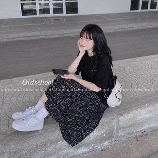 [VIDEO UNBOX] CHÂN VÁY CHẤM BI ULZZANG (ảnh thật)