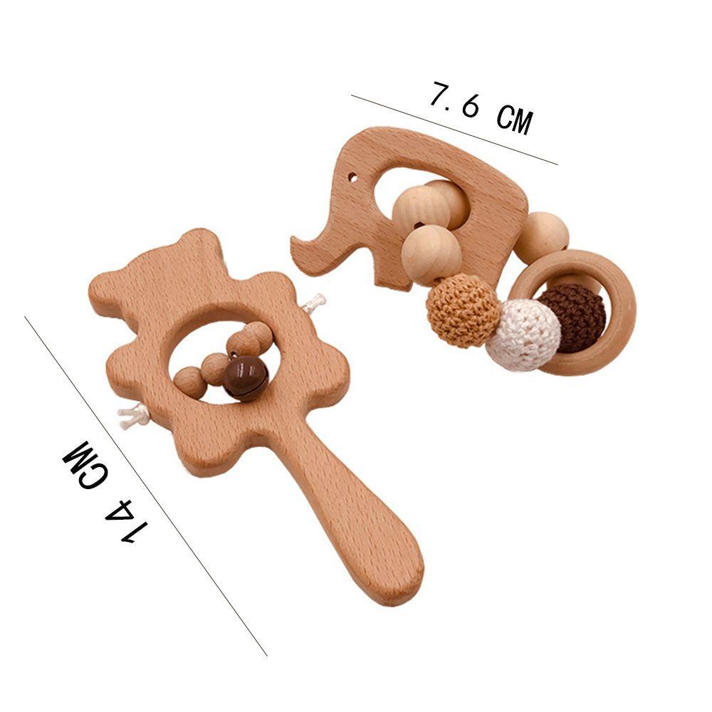 NIUYOU Đồ Chơi Ngậm Mọc Răng Đan Móc Thiết Kế Dễ Thương Cho Bé