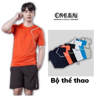 Bộ thể thao nam, bộ quần áo tập gym thun lạnh KEEP TRAINING - OMAN BH24