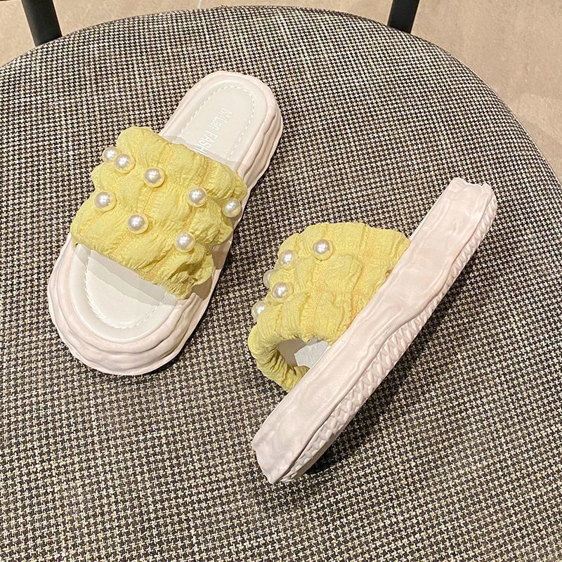 Dép Sandal Đi Ngoài Trời Đế Dày Phong Cách Thời Trang Mới