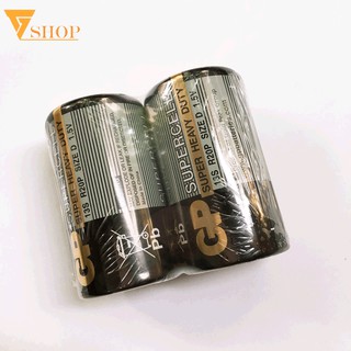 1 Vỉ Pin GP Đại D Cacbon chính hãng