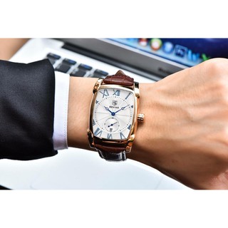 Đồng hồ nam dây da Benyar cao cấp