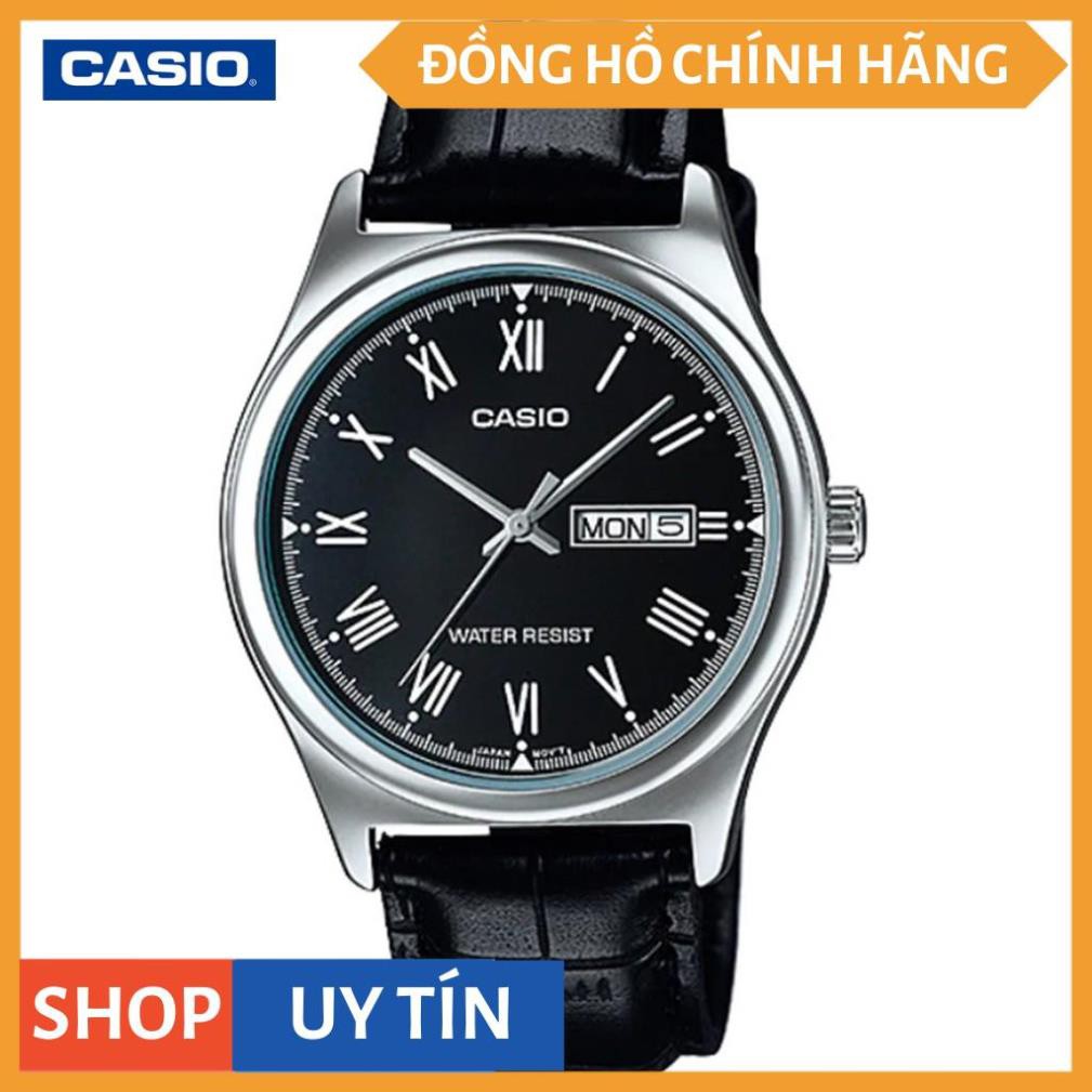 Đồng hồ nam dây da chính hãng Casio MTP-V006L-1B [HÀNG CHÍNH HÃNG]