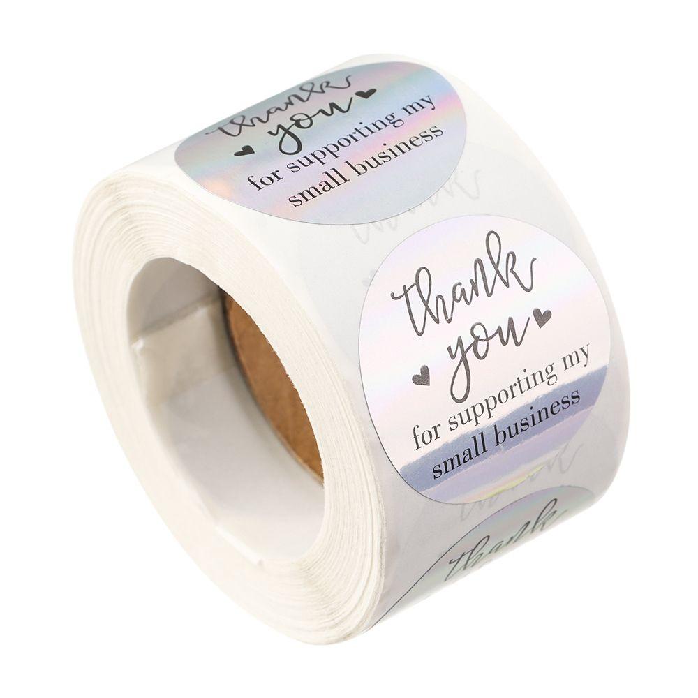 CHOOKEY Set 500 Miếng Dán 1inch Màu Cầu Vồng Xinh Xắn