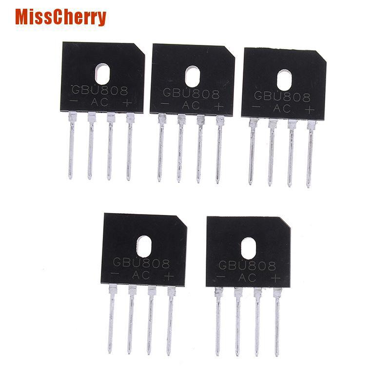 Bộ 5 Chip Tiết Kiệm Ic Gbu808 800v Chất Lượng Cao