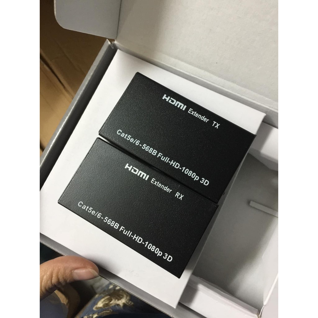 Bộ kéo dài HDMI 60m qua cáp mạng LAN, HDMI to LAN 60m, HDMI Extender 60m RJ45