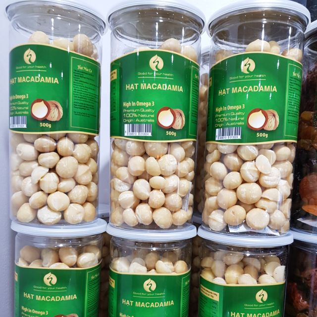 [Mã GROSALE2703 giảm 8% đơn 250K] Macca tách vỏ (425k/hũ 500gr.)