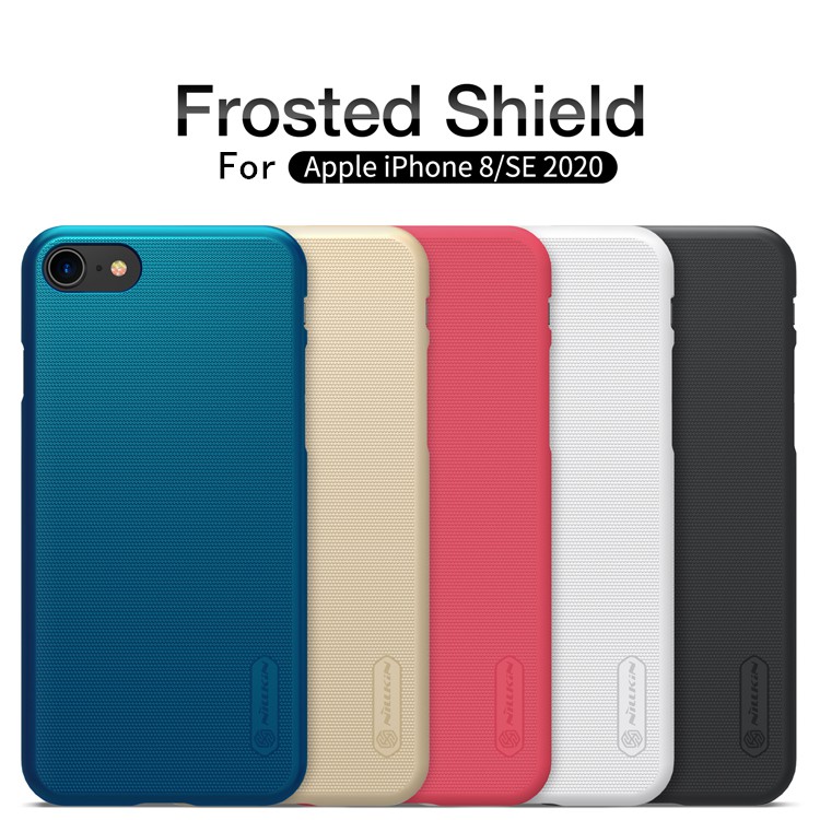 Ốp điện thoại Nillkin bằng PC cứng mặt nhám chống sốc thích hợp cho Iphone Se 2020 / 8 / 8 Plus