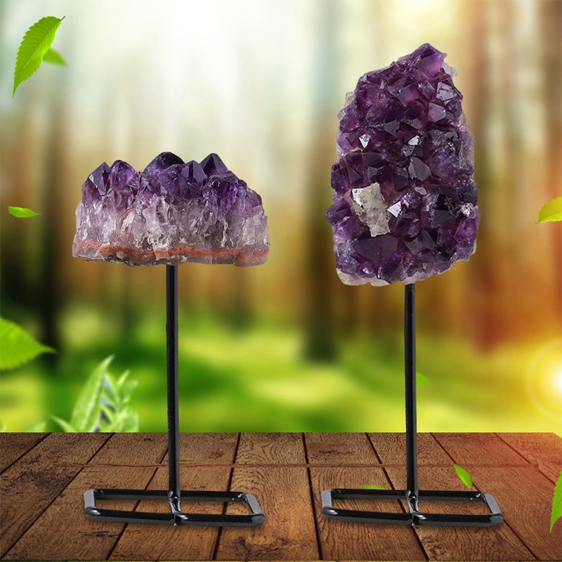 Cụm Thạch Anh Tím Cho Phong Thủy Wicca Reiki Chakra Chữa Bệnh Aura