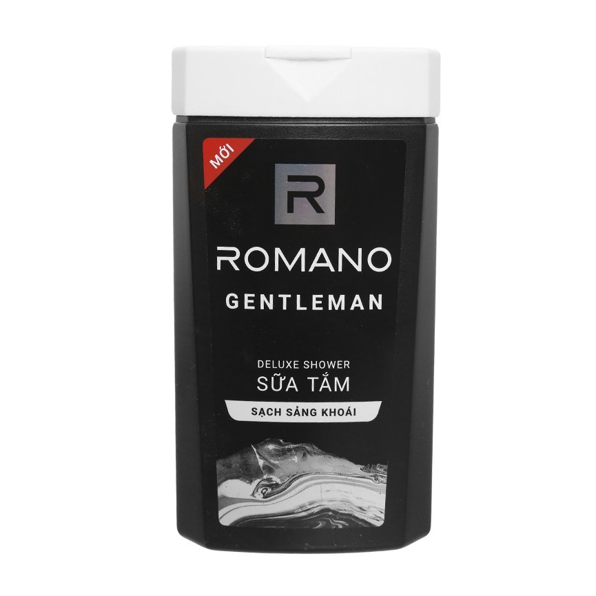 Sữa tắm nước hoa Romano Gentleman sạch sảng khoái 180g