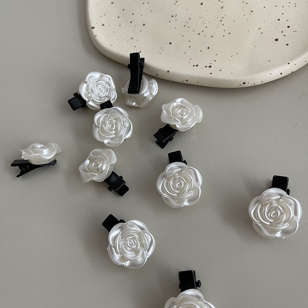 Kẹp Tóc Hình Hoa Trà Nhiều Màu Dễ Thương Chống Trượt Phong Cách Hàn Quốc Cho Nữ