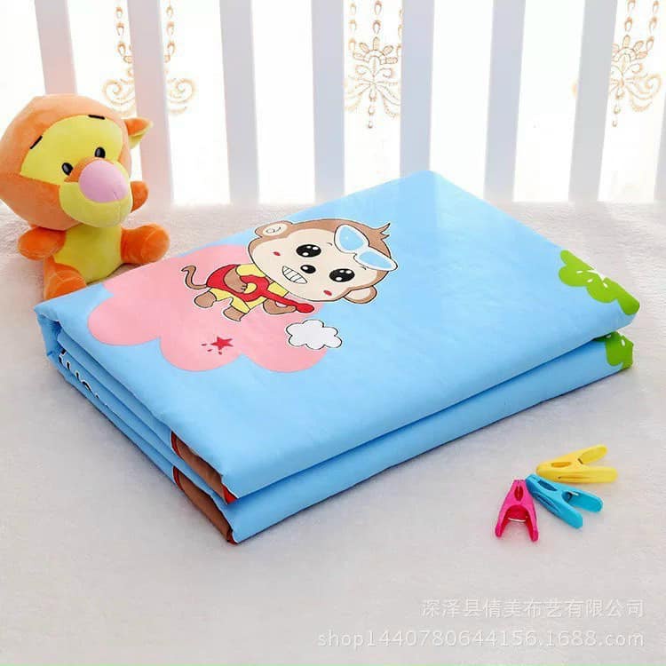 [HÀNG LOẠI 1]THẢM LÓT CHỐNG THẤM MUJ XUẤT NHẬT-5 LỚP 100% COTTON, KT 80X120cm