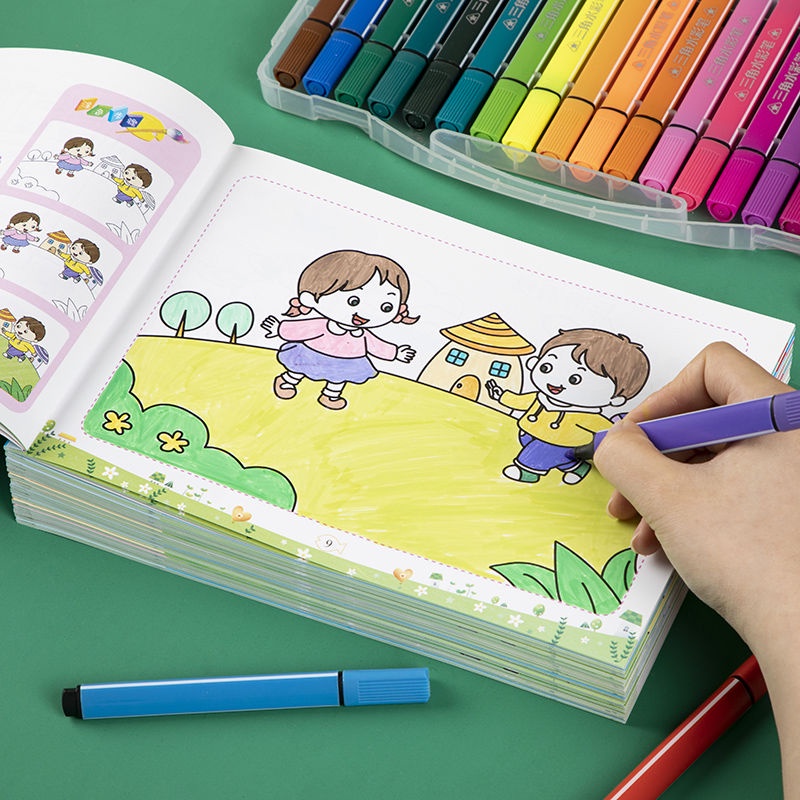 Sách Tô Màu Nước Độc Đáo Cho Bé