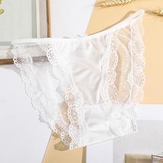 Quần lót lụa satin phối ren gợi cảm 2312