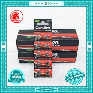 Pin AG10 / LR54 /LR1130 /389/SR54W CAMELION dùng cho máy trợ thính máy tính Casio 10 viên/ vỉ