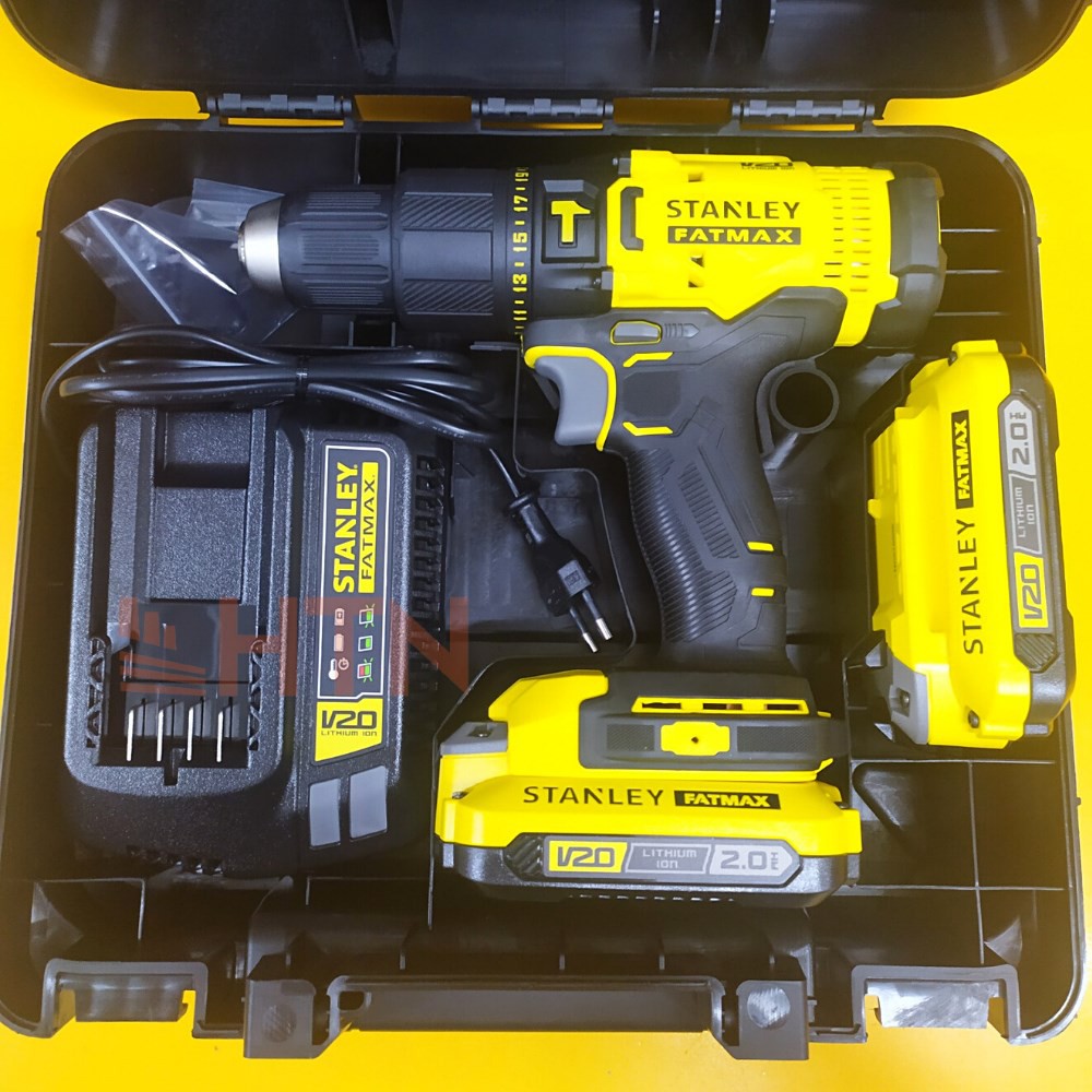 CHÍNH HÃNG - BỘ MÁY KHOAN PIN CẦM TAY 18V STANLEY SCD711D2K