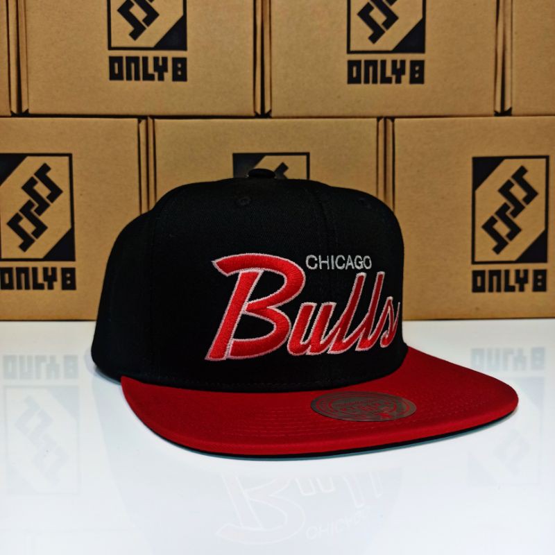 Mũ nón snapback Chicago Bulls Mitchell and Ness .