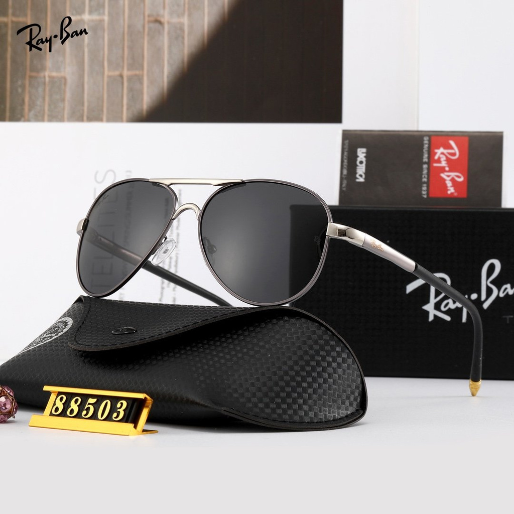 (COD Available) Ray-Ban_ Kính râm Aviator Large Metal 2021 Châu Âu và Mỹ Người hâm mộ Kính râm Nam và Nữ Lái xe Du lịch Kỳ nghỉ Bảo vệ tia cực tím Kính râm đi biển