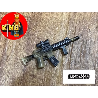 Bricktroops M4 mod 1-camouflage brown Phụ kiện đồ chơi