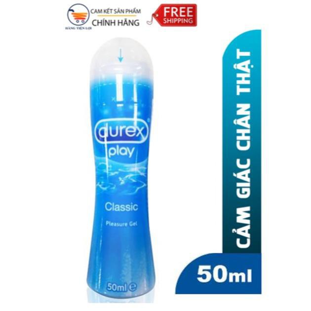 [CHÍNH HÃNG 100%] Gel Durex Play classic Intimate 50ml - hỗ trợ cặp đôi -mẫu mới nắp ấn