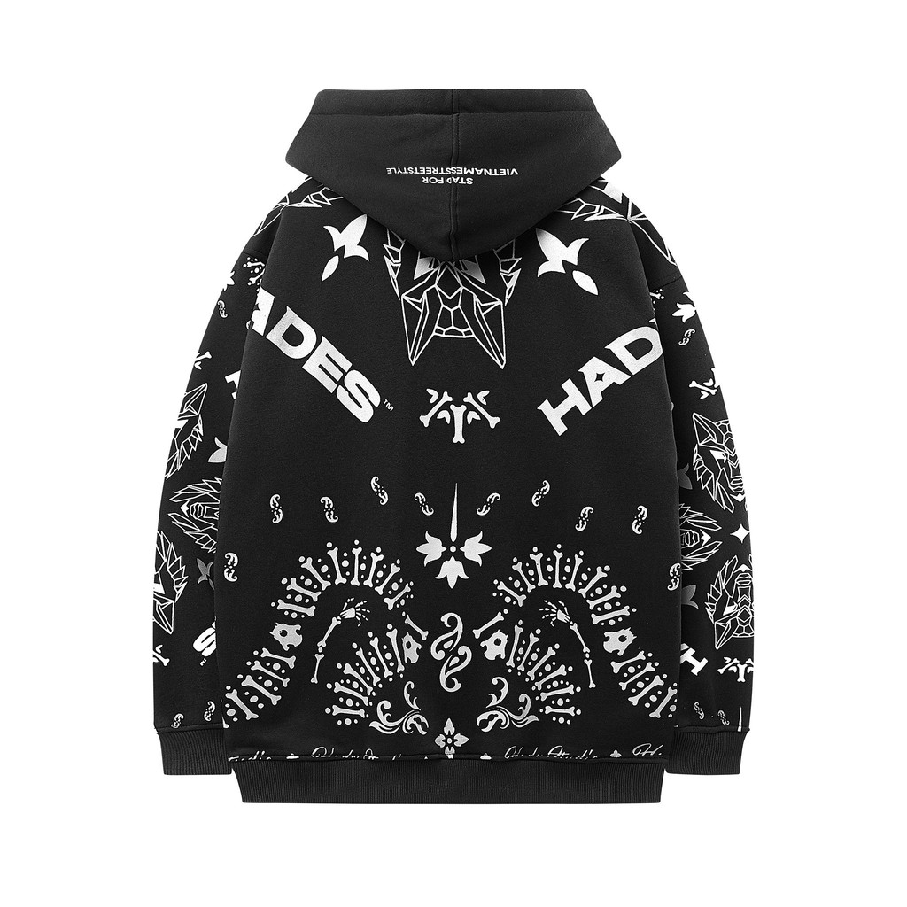 Áo Hoodie Mũ Trùm Unisex BANDANA Nỉ Cotton - HADES Brand Chính Hãng | BigBuy360 - bigbuy360.vn