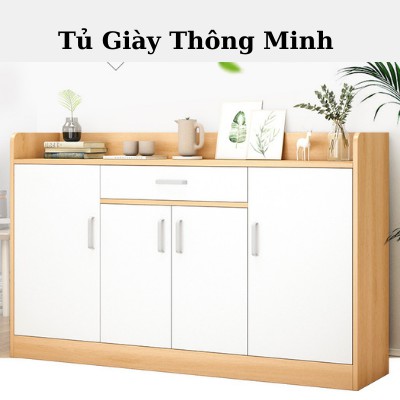 Tủ đựng giày dép bằng gỗ Kệ giày hiện đại đựng đồ nhiều ngăn đa năng cao cấp TUR011